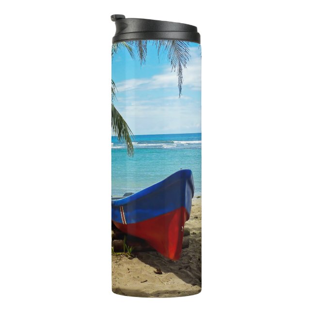 Pura Vida in Costa Rica - Zentralamerika Thermosbecher (Nach rechts gedreht)