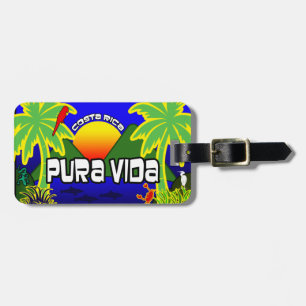 Pura Vida Personalisierter Gepäckträger Gepäckanhänger