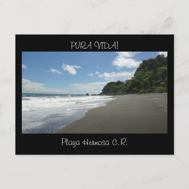 Pura Vida Postcard Postkarte (Vorderseite)