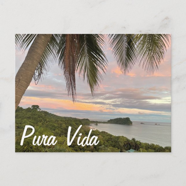 Pura Vida Postkarte (Vorderseite)