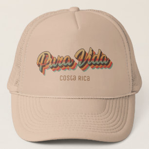Pura Vida Retro Stil Truckerkappe