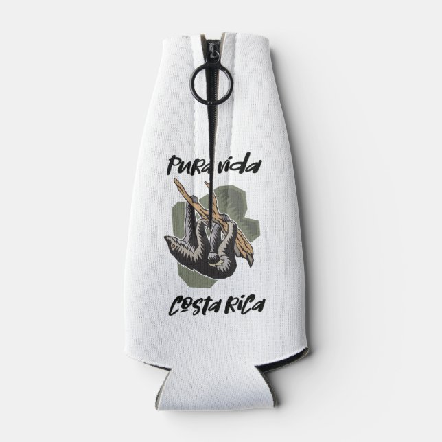 Pura Vida Sloth Costa Rica Souvenir Flaschenkühler (Rückseite)