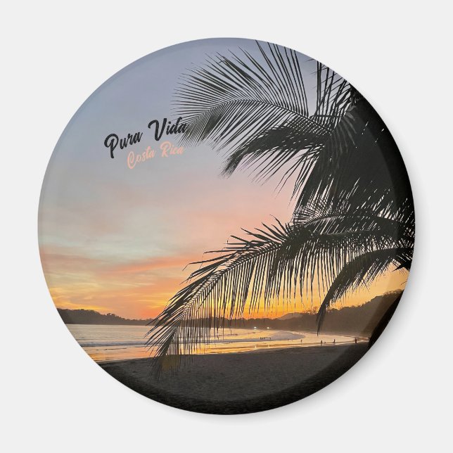 Pura Vida Täglich Magnet (Vorne)