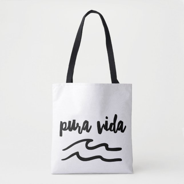 Pura Vida Wave Costa Rica Tasche (Vorderseite)