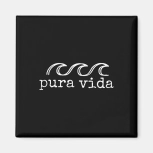 Pura Vida Wave Surfen Costa Rica Souvenir  Magnet