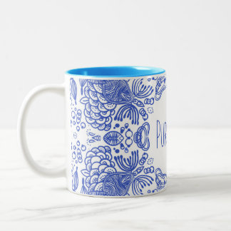 PURA VIDA ZWEIFARBIGE TASSE
