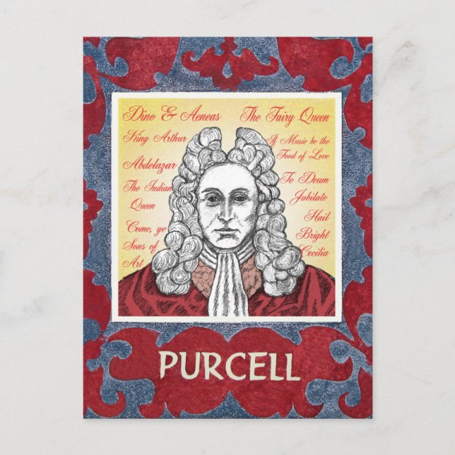 Purcell Postkarte (Vorderseite)