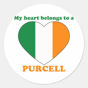 Purcell Runder Aufkleber