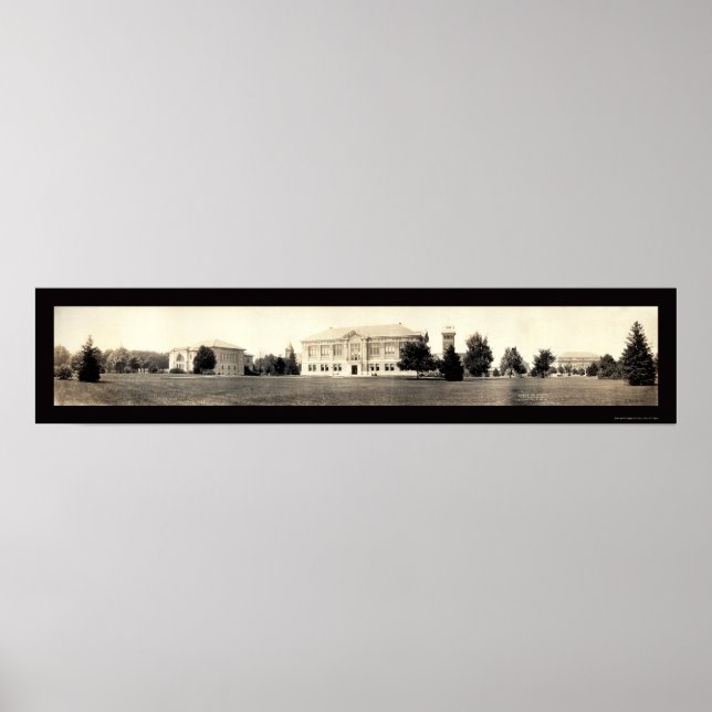 Purdue South Campus Foto 1913 Poster (Vorne)
