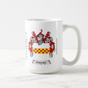 Purdy nennen, der Ursprung, die Bedeutung und das Kaffeetasse