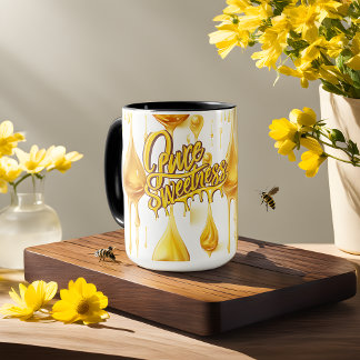 Pure douceur goutte de Mug de miel : Cascade de mi