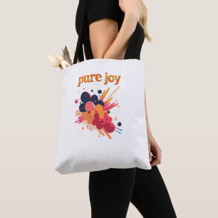 "Pure Freude, pur du.” Positive Vibes Street Wear Tasche