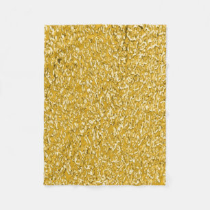 PURE GOLD Spritzer Pattern + Ihr Text / Foto Fleecedecke