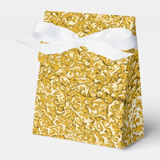 PURE GOLD Spritzer Pattern + Ihr Text / Foto Geschenkschachtel (Vorderseite)