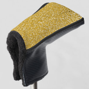 PURE GOLD Spritzer Pattern + Ihr Text / Foto Golf Headcover