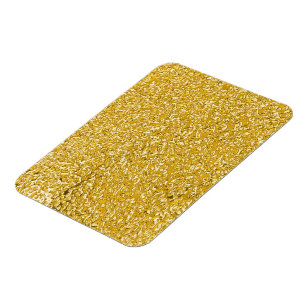 PURE GOLD Spritzer Pattern + Ihr Text / Foto Magnet