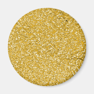 PURE GOLD Spritzer Pattern + Ihr Text / Foto Magnet
