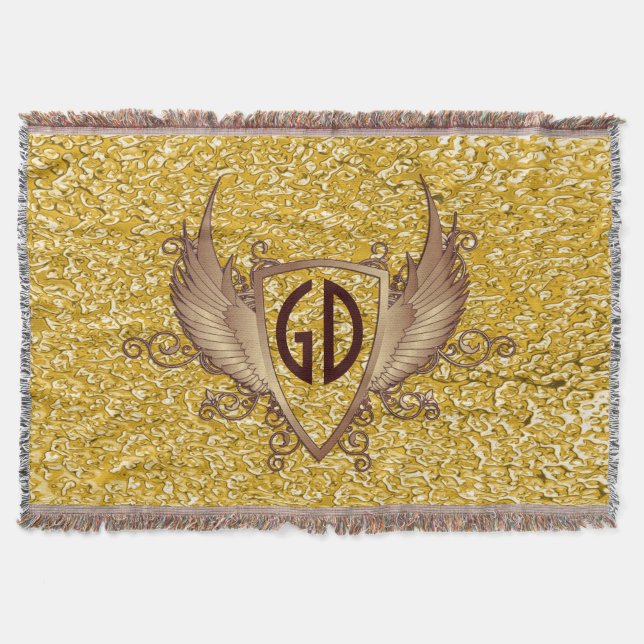 PURE GOLD Spritzer Pattern + Ihre Ideen Decke (Vorderseite)