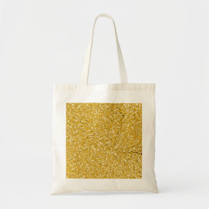 PURE GOLD Spritzer Pattern + Text Tragetasche
