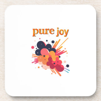"Pure Joy, pure you.” Positive Vibes Street Wear  Getränkeuntersetzer