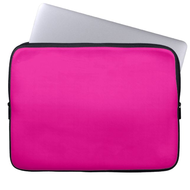 Pure Magenta Pink Solid Laptop-Sieb Laptopschutzhülle (Vorderseite)