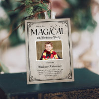 Pure Magie Anniversaire Halloween Fête Invitation