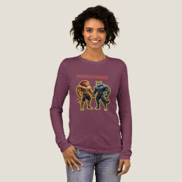 Pure Power – Strong Animal Muscle Cartoon Design Tri-Blend Shirt