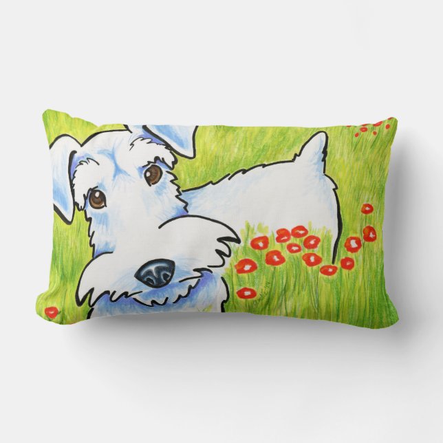 Pure Schnauzer Lendenkissen (Vorderseite)