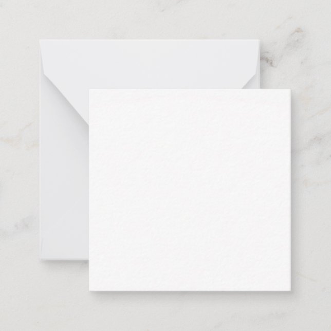 Pure White Solid Color Mitteilungskarte (Vorderseite)