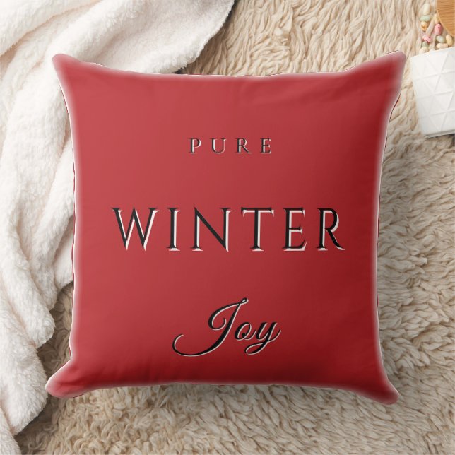 Pure Winter Joy Kissen (Decke)