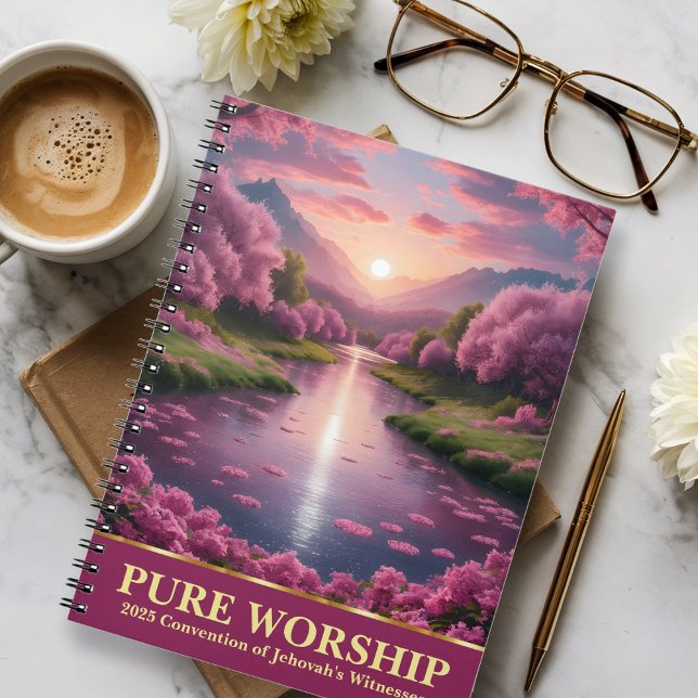 Pure Worship JW Convention 2025 Gifts Spiral Notizblock (Von Creator hochgeladen)
