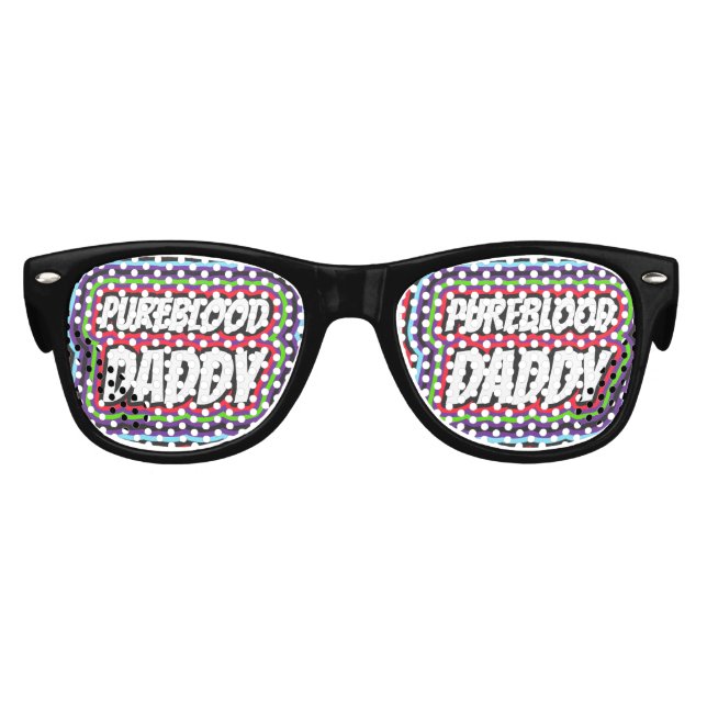 PUREBLOOD DADDY PÈRE LUNETTES DE SOLEIL AMUSANTES! (Devant)