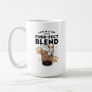 Purer Blend: Cat and Coffee Art for Pet Lovers Kaffeetasse