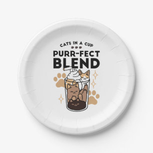 Purer Blend: Cat and Coffee Art for Pet Lovers Pappteller