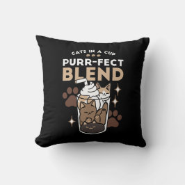 Purer-fect-Mischung: Kaffeedesign für Cat & Coffee Kissen