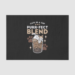 Purer-fect-Mischung: Kaffeedesign für Cat & Coffee Seidenpapier