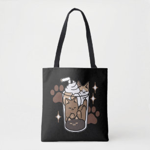 Purer-fect-Mischung: Kaffeedesign für Cat & Coffee Tasche