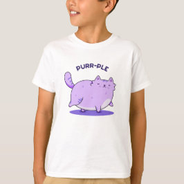 Purer Funny Fat Kitty Cat Pun T-Shirt