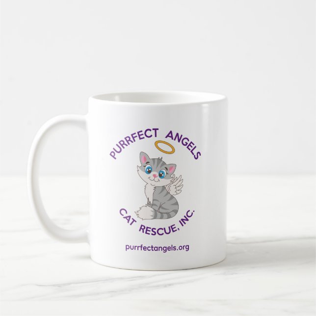 Purfect Angels Cat Rescue Tasse (Links)