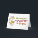 Purfect Birthday Niedlich Cat Lover Funny Geburtst Karte<br><div class="desc">Herzlichen Glückwunsch zum Geburtstag! Hübsche,  humorvolle und manchmal sarkastische Geburtstagskarten für Ihre Familie und Freunde. Holen Sie sich diese lustige Karte für Ihre besondere Person. Besuchen Sie unseren Laden für coolere Geburtstagskarten.</div>