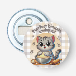 "Purfect biscuits, kommend" Katzenkuppe Flaschenöffner