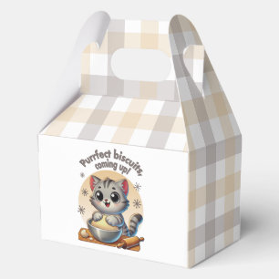 "Purfect biscuits, kommend" Katzenkuppe Geschenkschachtel