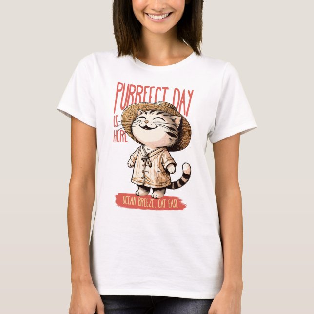 Purfect Day Summer Bliss T-Shirt - Cat Comfort Oce (Vorderseite)