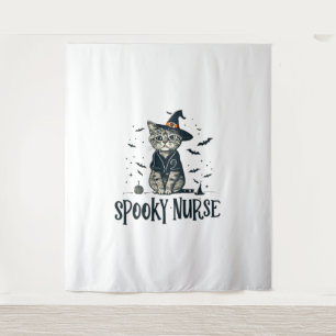 Purfect for Night Shifts - Eine spöttische Kranken Wandteppich