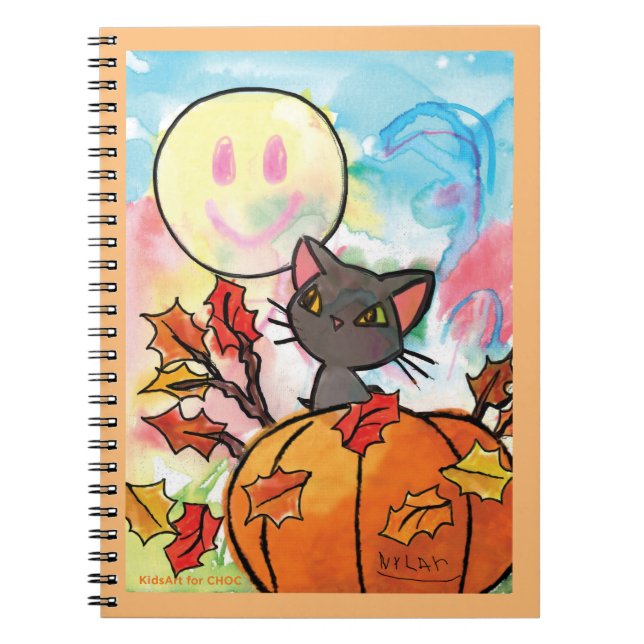 Purfect Herbst - Kinder Kunst für CHOC Notizblock (Vorderseite)