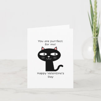 Purfect kitty, Happy Valentines Day Karte