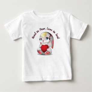 Purfect Liebe - Cat Holding Heart T - Shirt
