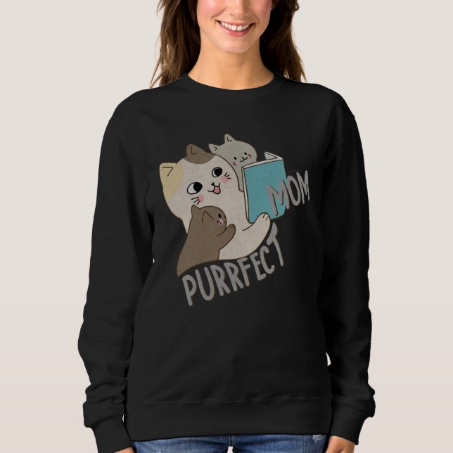 Purfect-Mama Sweatshirt (Vorderseite)