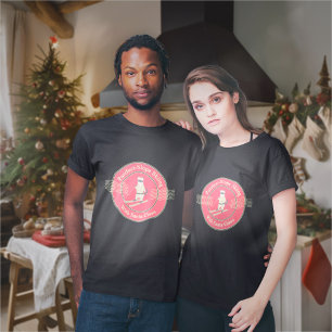 Purfect Slope Skiing mit Santa Claws T - Shirt
