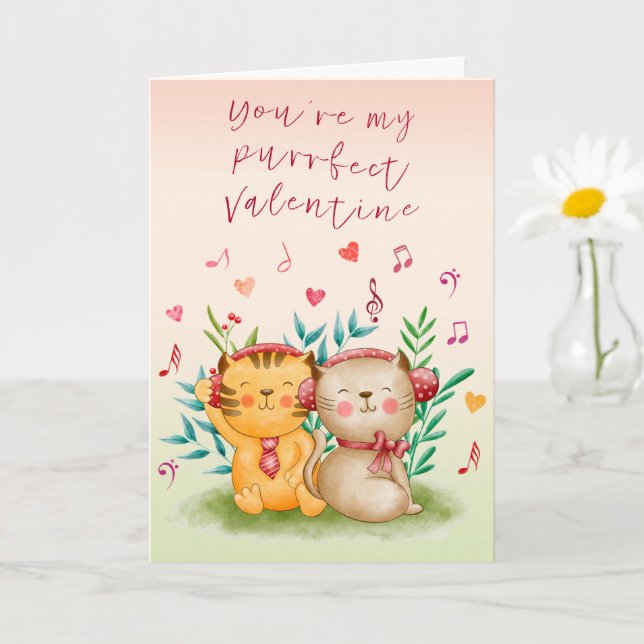 Purfect Valentine Karte (Kleine Pflanze)